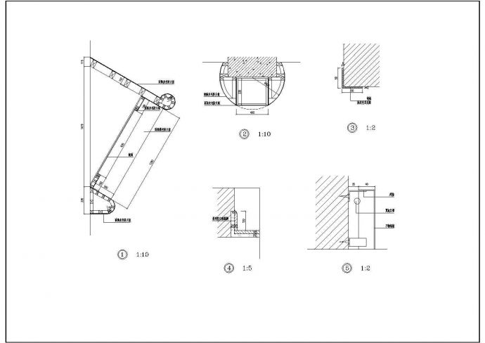 某洗头房CAD设计节点完整构造装修图_图1
