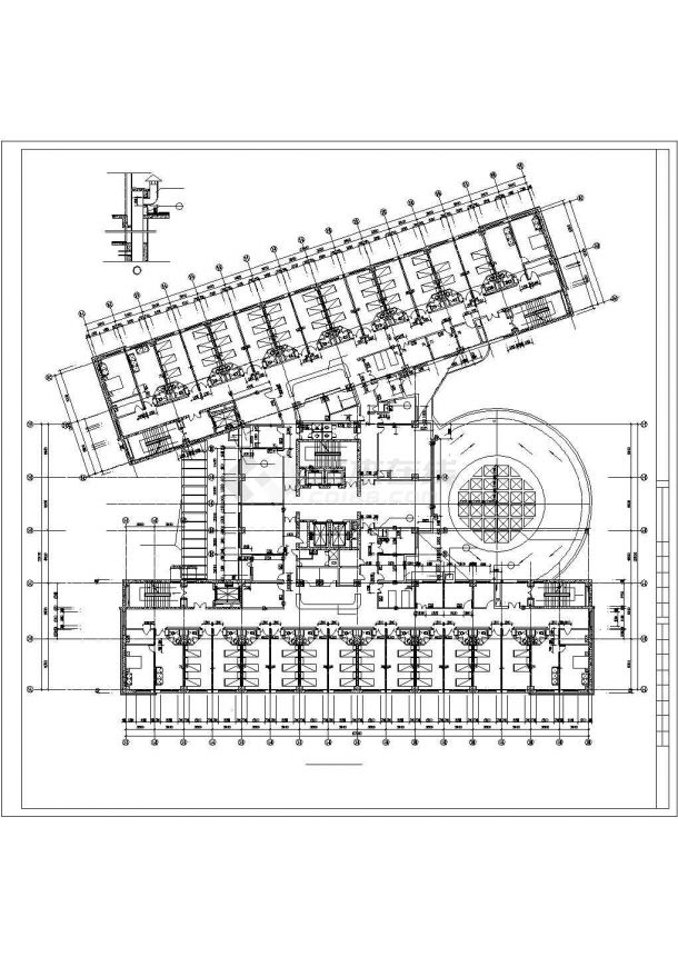 某经济开发区民生建筑全套设计方案CAD图纸-图一