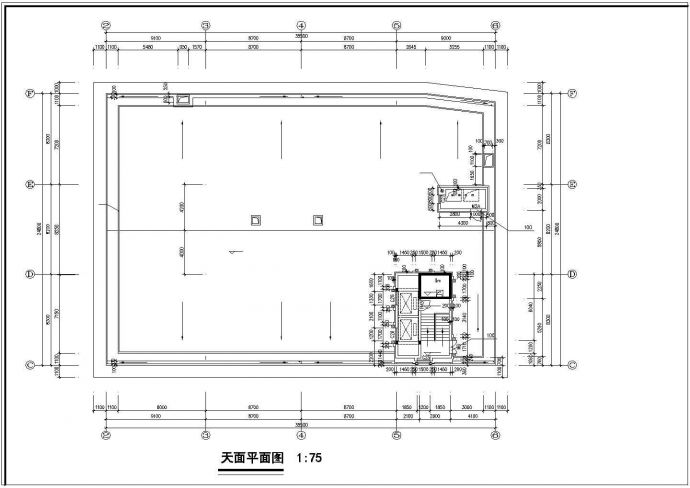 某经济开发区大酒店建筑设计全套方案CAD图纸_图1