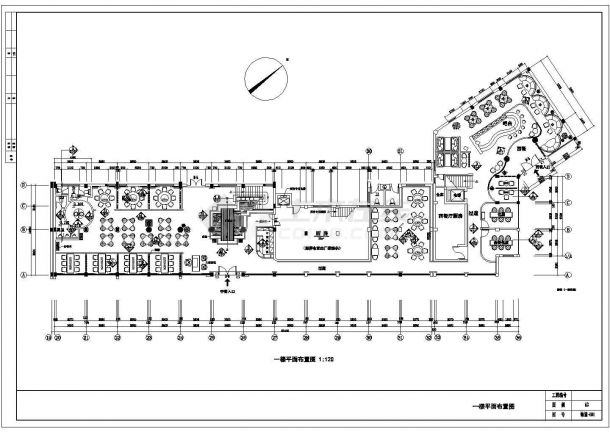 某经济开发区经典中式餐厅建筑设计全套方案CAD图纸-图二