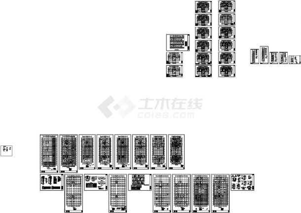 [广东]某28层框支剪力墙结构商住楼结构施工图-图二