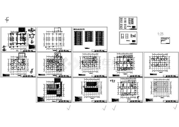 [山东]三层框架结构艺术中心结构施工图（含地基基础设计说明）-图二