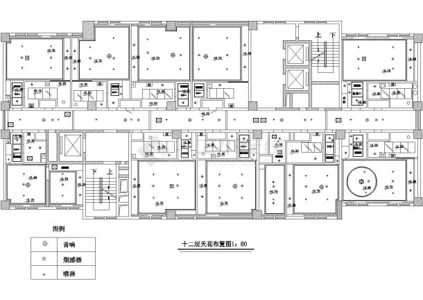 某经济发达区星级度假宾馆客房建筑设计全套方案CAD图纸-图一