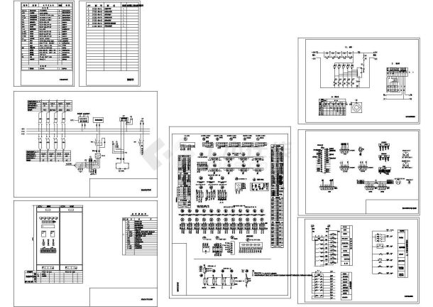 某市变电站直流建筑设计施工图-图一