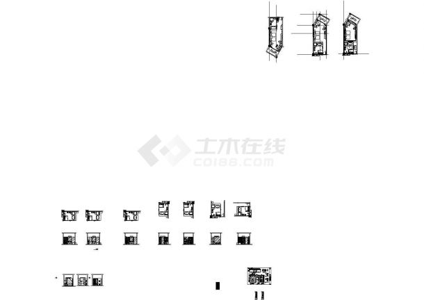 阳光大酒店标准客房装修施工图（14张）-图二