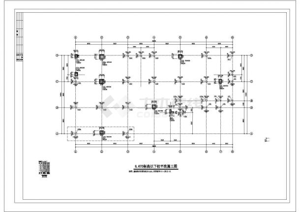 金华某办公楼建筑结构全套施工图纸【20个CAD文件】-图一