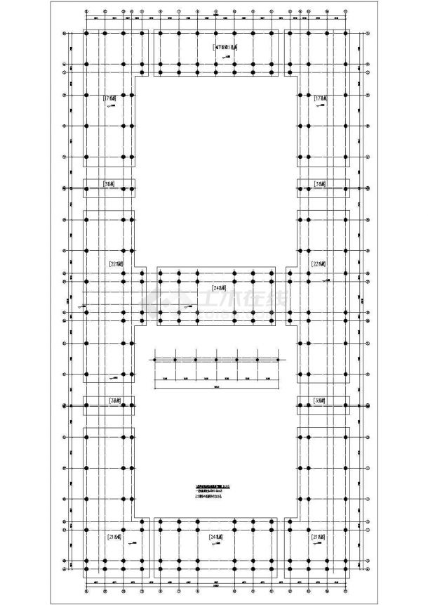 某地区八路军纪念馆建筑设计方案图-图二