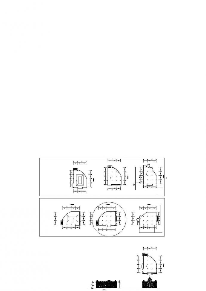 某二层欧式会所建筑设计方案图（含效果图）_图1