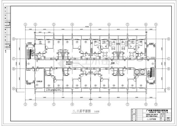 某宿舍CAD节点详细构造图纸-图一