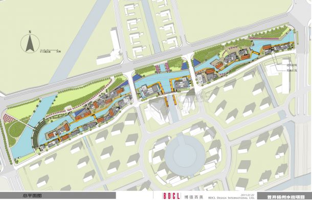 【园林景观设计】[江苏]-扬州水岸商业街公共建筑方案设计jpg-图一