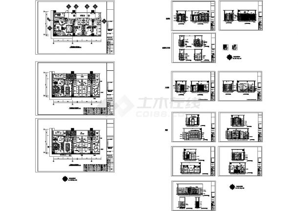 [郑州]某客房装修设计图（13张）-图二