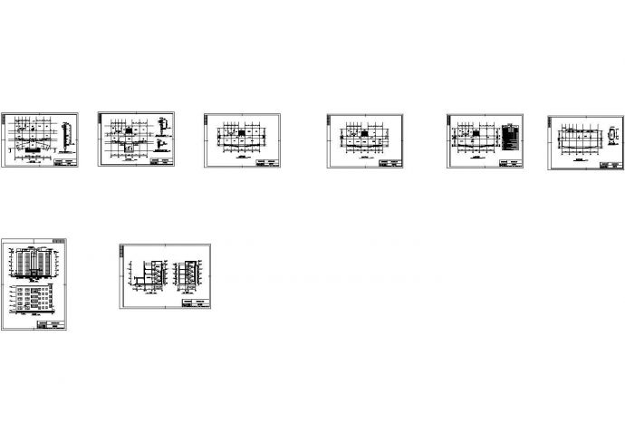 办公楼设计_[学士]某公司办公楼建筑与结构设计含计算书、建筑结构设计图cad施工图设计_图1