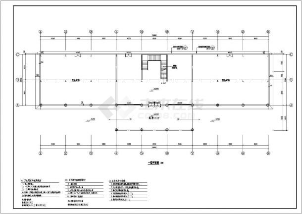 清远公司办公楼钢结构CAD大样构造节点图-图二