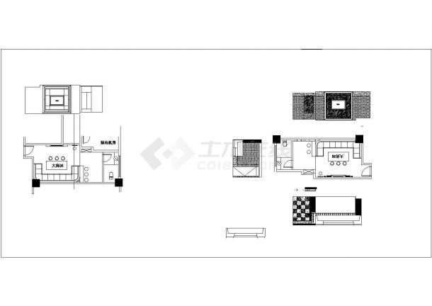 某KTV大房CAD详细节点施工图纸-图一