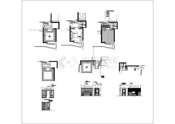 某长辈房家装CAD设计节点完整构造施工图-图一