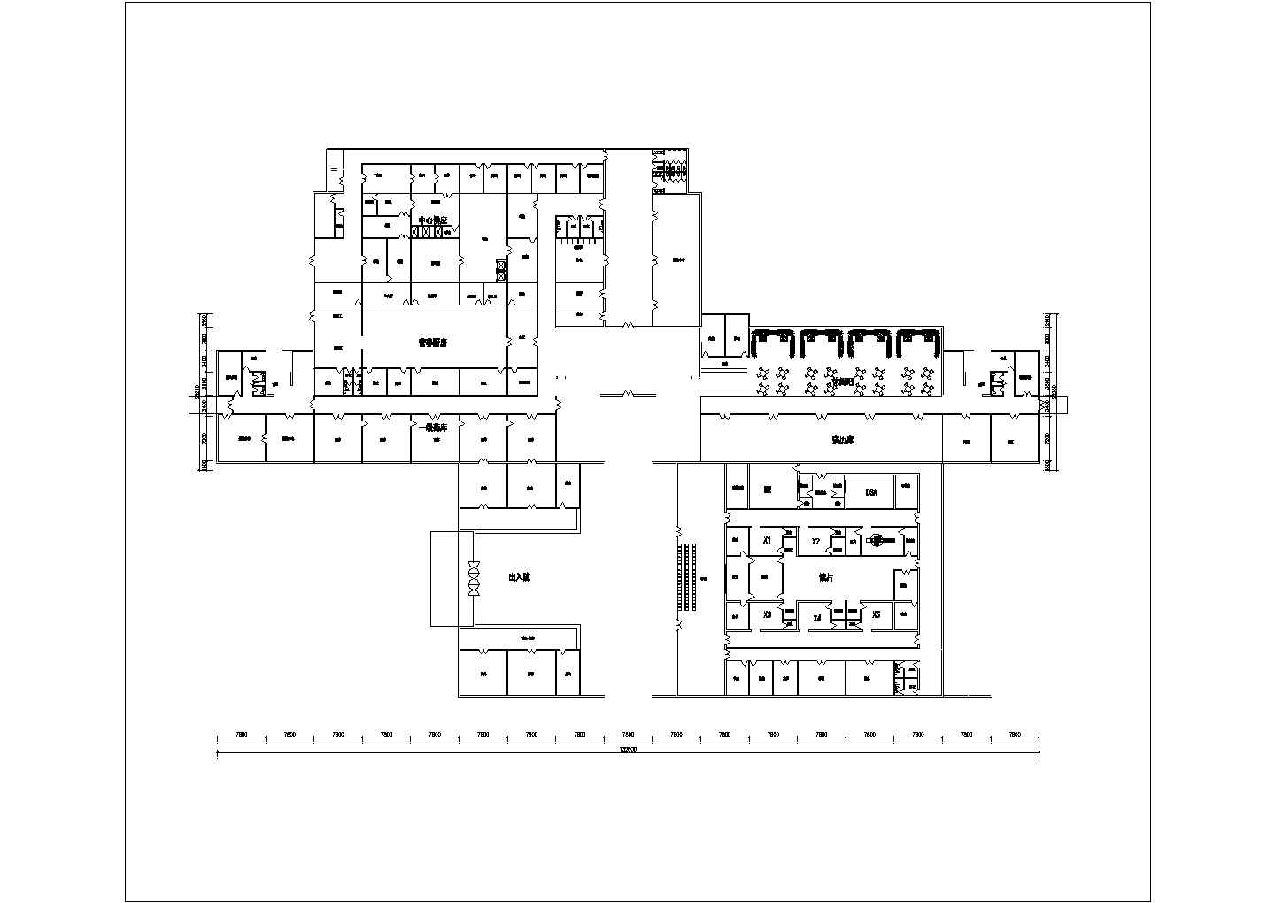 某广东省中山市中山火炬开发区医院手术室CAD设计图纸