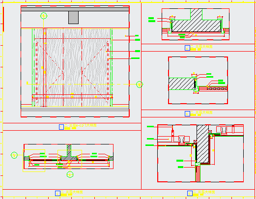 某美容医院施工2层3层CAD详细完整平面大样图_图1