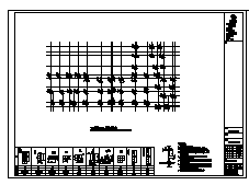 某六层异形柱框架结构安置房结构施工cad图_安置房施工-图二