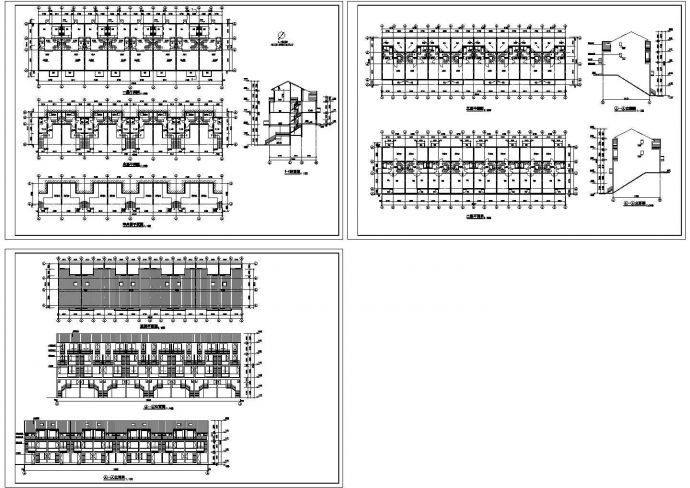 某高档小区多层住宅建筑设计CAD图_图1
