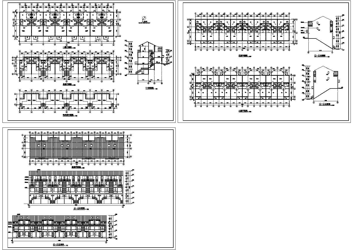 某高档小区多层住宅建筑设计CAD图