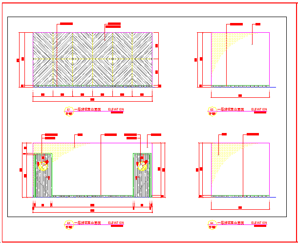 某浴场施工图游艺室CAD详细节点设计图_图1