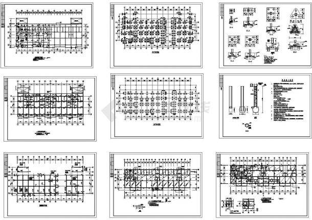 【广州】某底框住宅建筑结构全套施工图纸-图一