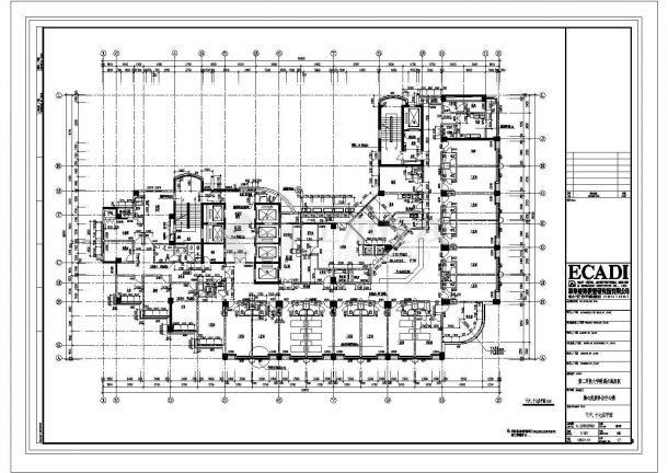 某医院施工图十六十七层平面CAD节点剖面图-图一