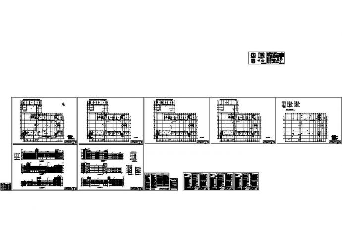 某高校教学楼建筑设计CAD图_图1