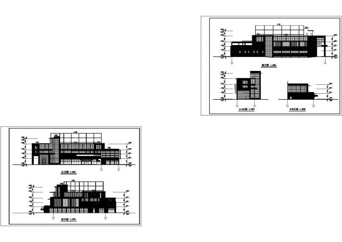 某五层会所建筑设计方案图_图1