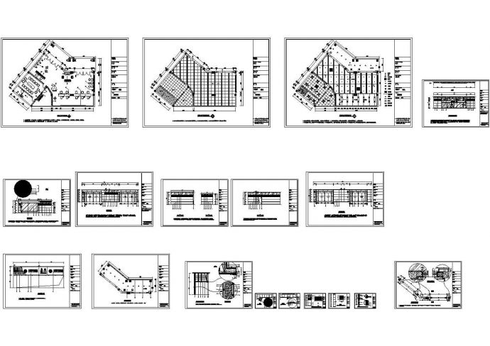 移动公司营业厅装修设计CAD施工图_图1