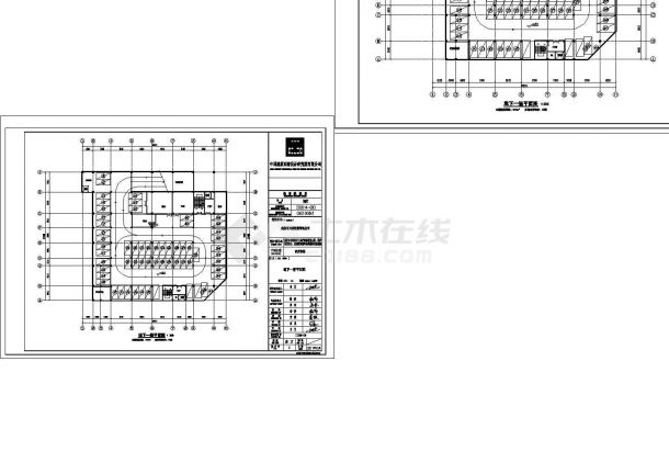 某农贸市场建筑平立剖CAD设计节点完整图纸-图一