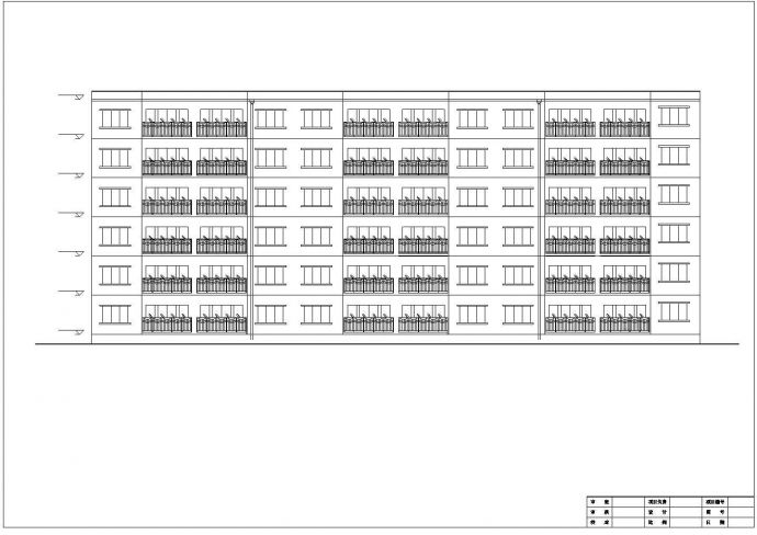 某3329平米六层砖混结构CAD大样完整住宅楼毕业设计_图1