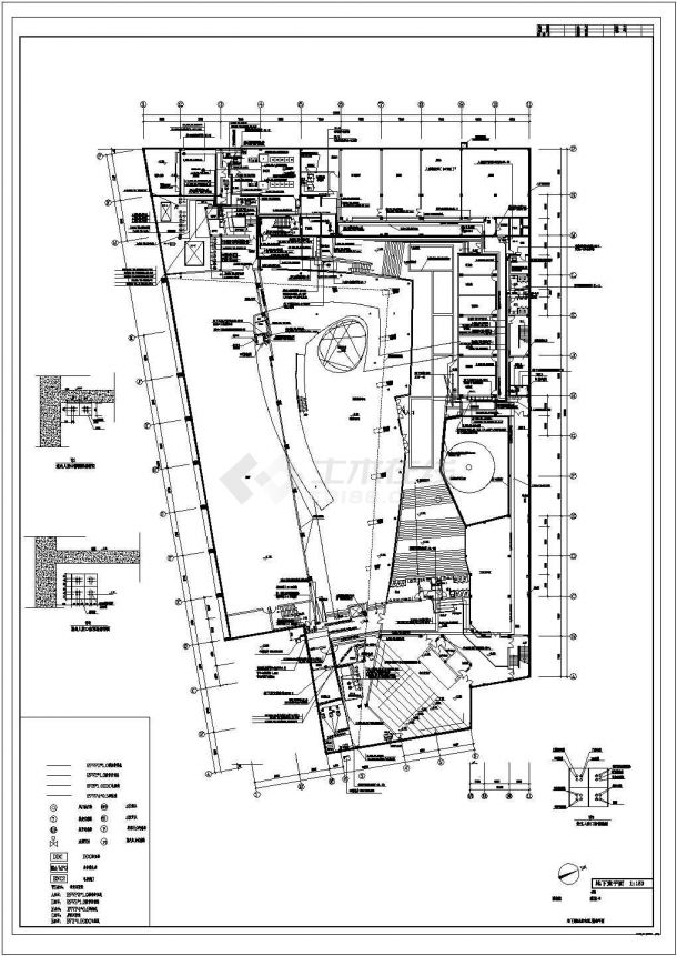 某博物馆电气CAD大样完整施工图平面图-图一