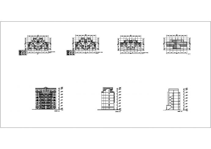某住宅小区建筑CAD大样设计施工全套图_图1