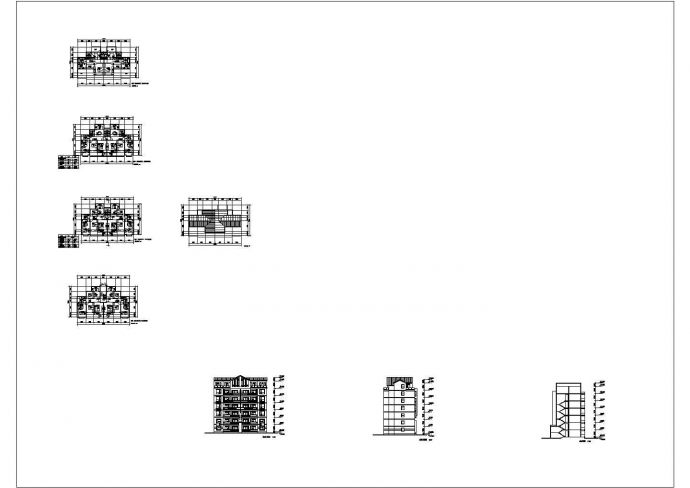 某住宅小区CAD节点剖面构造施工全套图_图1