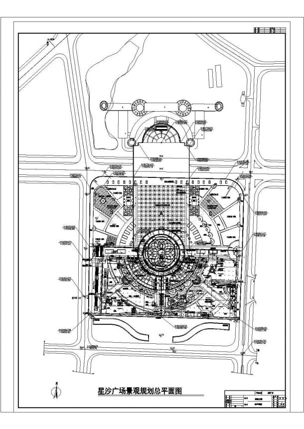 某广场园林景观设计CAD大样完整构造方案-图一