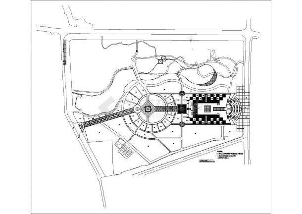 某公园全套景观CAD设计施工节点图-图一