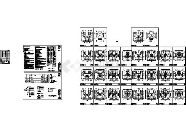 某三层别墅室内精装修配电设计cad全套电气施工图（含设计说明，含弱电设计）-图二