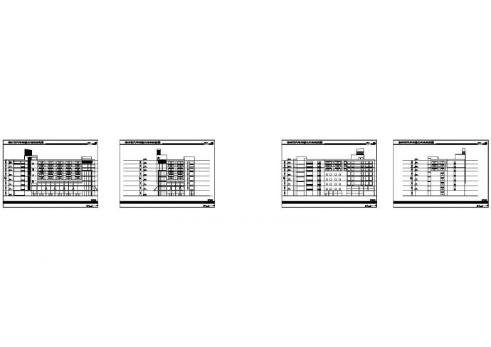 某市汽车运输公司多层商厦设计CAD全套建筑方案图纸(含设计说明，带效果图)_图1
