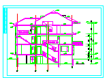 100例室内平面别墅cad建筑设计施工图纸-图一