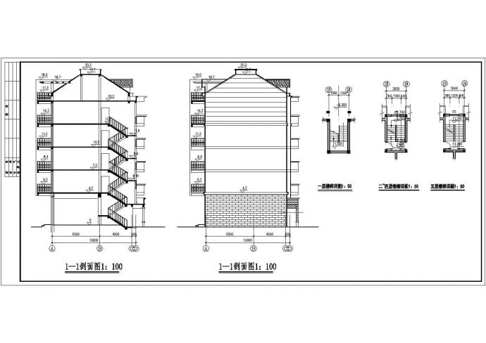 某经济商务圈商住办公楼建筑整体设计方案CAD图纸_图1
