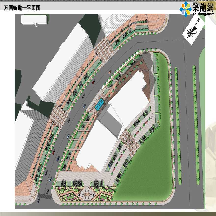 商业广场景观规划设计方案-图二