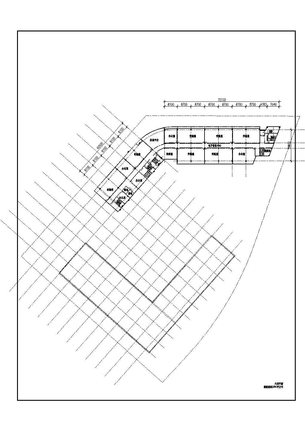 某江苏技术师范学校CAD建筑设计完整施工图纸
