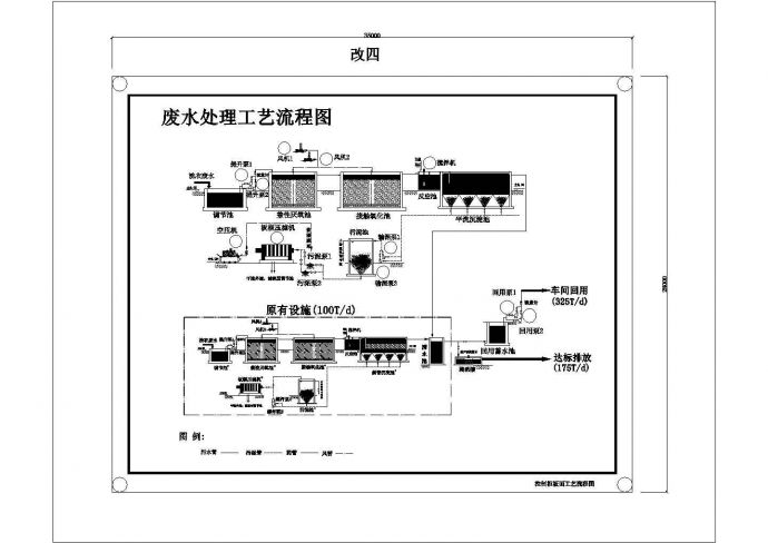 [深圳]废水处理工程CAD环保设计施工图纸控制面板工艺图_图1