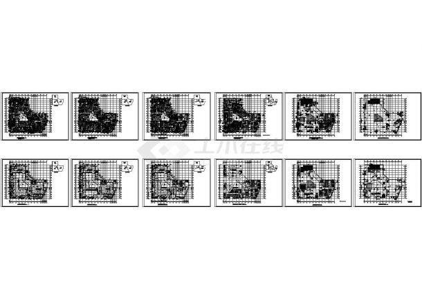 [江苏]多层商业购物中心空调通风及防排烟系统设计施工图（大院出图）-图一