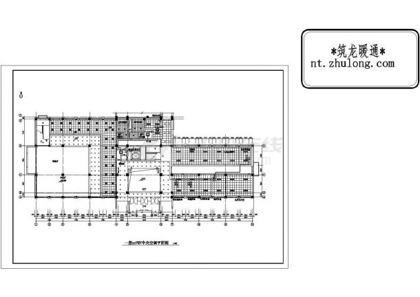 办公楼设计_多层办公楼地板辐射采暖设计施工图CAD-图一