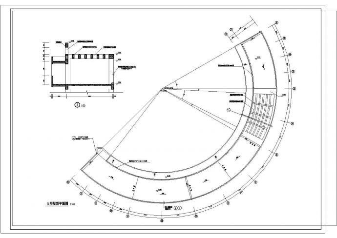 广元外国语学校 - 学生食堂建筑设计施工CAD图纸_图1
