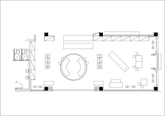 某别墅样板房高尔夫会所CAD详细节点全套设计图_图1