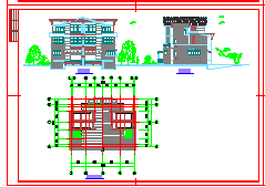 某地三层独栋别墅建筑设计施工详细图纸_图1