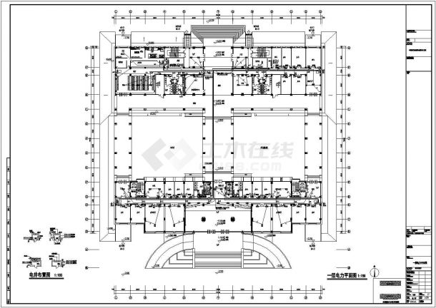 38510㎡大型高层办公楼电气方案图-图二